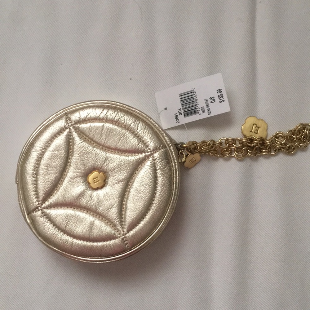 Eric Javits Gold Wristlet